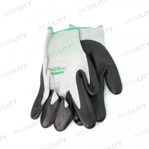 ESD Gloves QRP Qualakote PDWS gray with black palm...