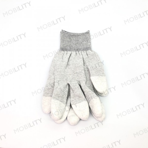 ESD Gloves All-Spec GL210-M Gray with Bel Nitrile....