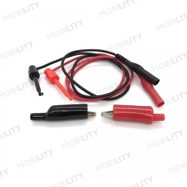 Wire for PS Crocodiles (red / black)